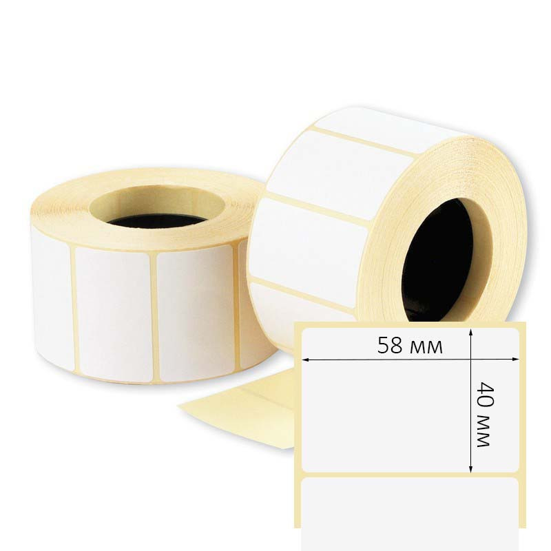 58*40 ТермоЭКО (ECO) Самоклеящаяся этикетка